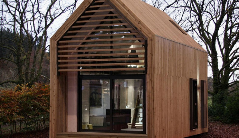 Seven tiny houses, each meter which is perfect