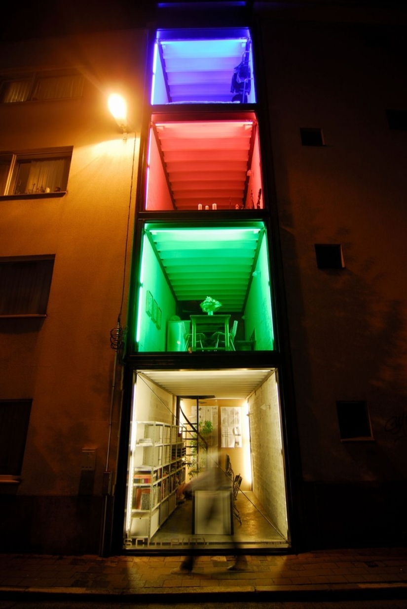 Seven tiny houses, each meter which is perfect