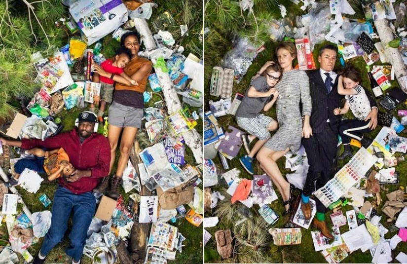 Shocking photo: how much garbage you produce in a week