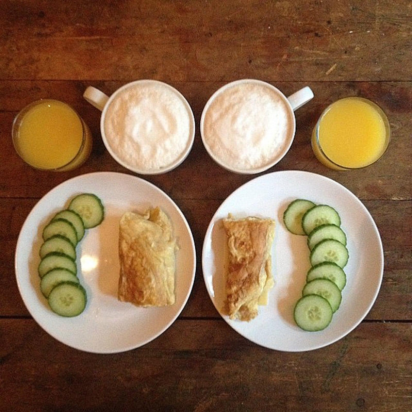 Simétrica Desayuno en Instagram