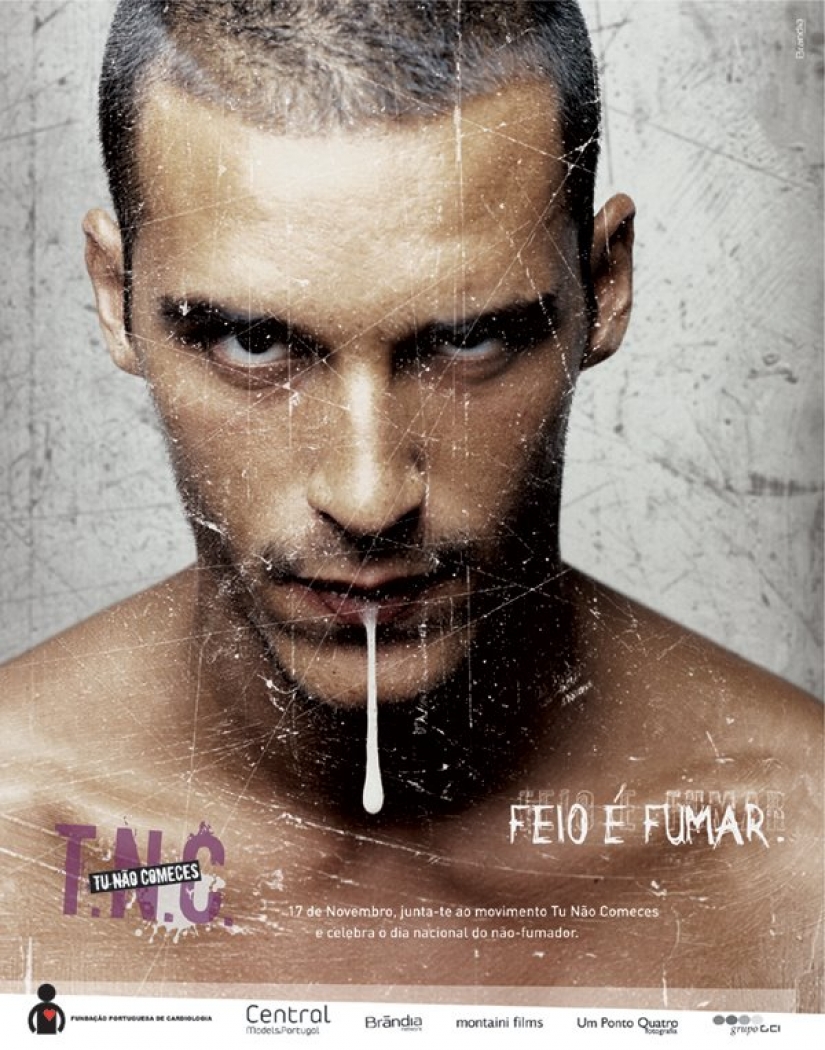 Smoking kills: examples of the most shocking anti-Smoking ads