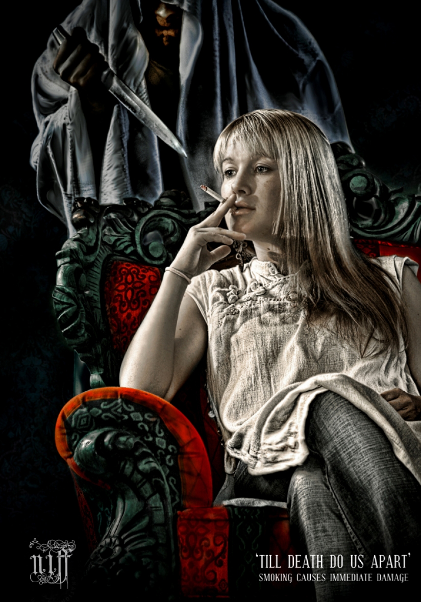 Smoking kills: examples of the most shocking anti-Smoking ads