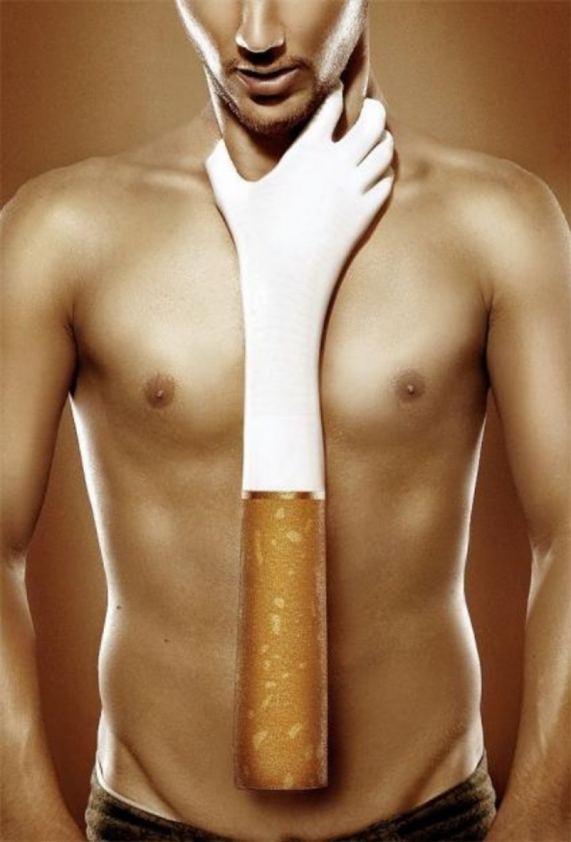 Smoking kills: examples of the most shocking anti-Smoking ads