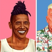 Stylish, fashionable, youth: how historical figures would have looked in the image of hipsters