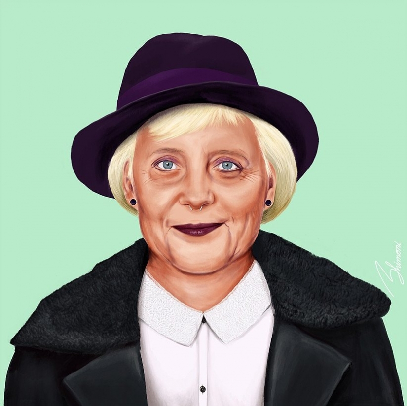 Stylish, fashionable, youth: how historical figures would have looked in the image of hipsters