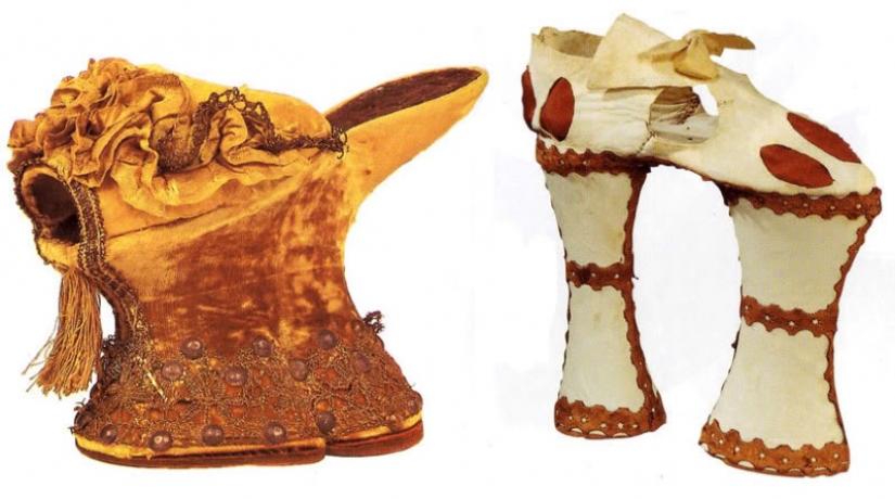 Terribly uncomfortable shoes medieval women