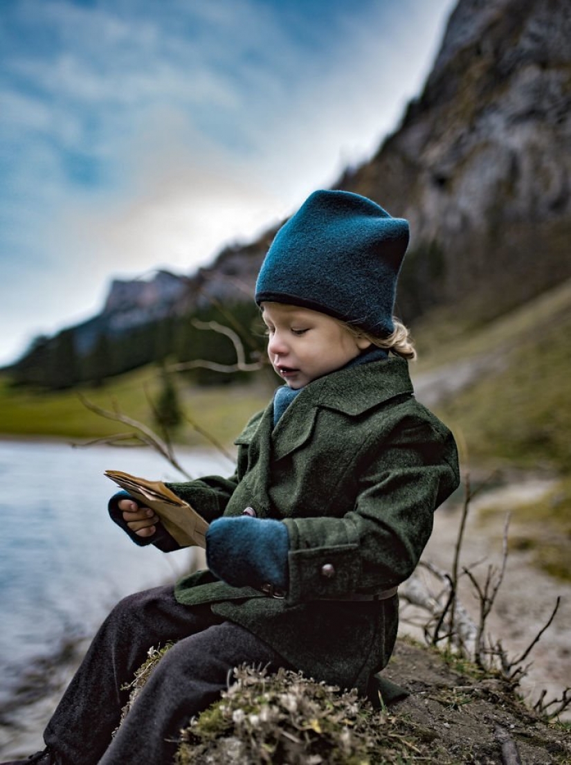 The adventures of baby in the style of pirates of the Caribbean