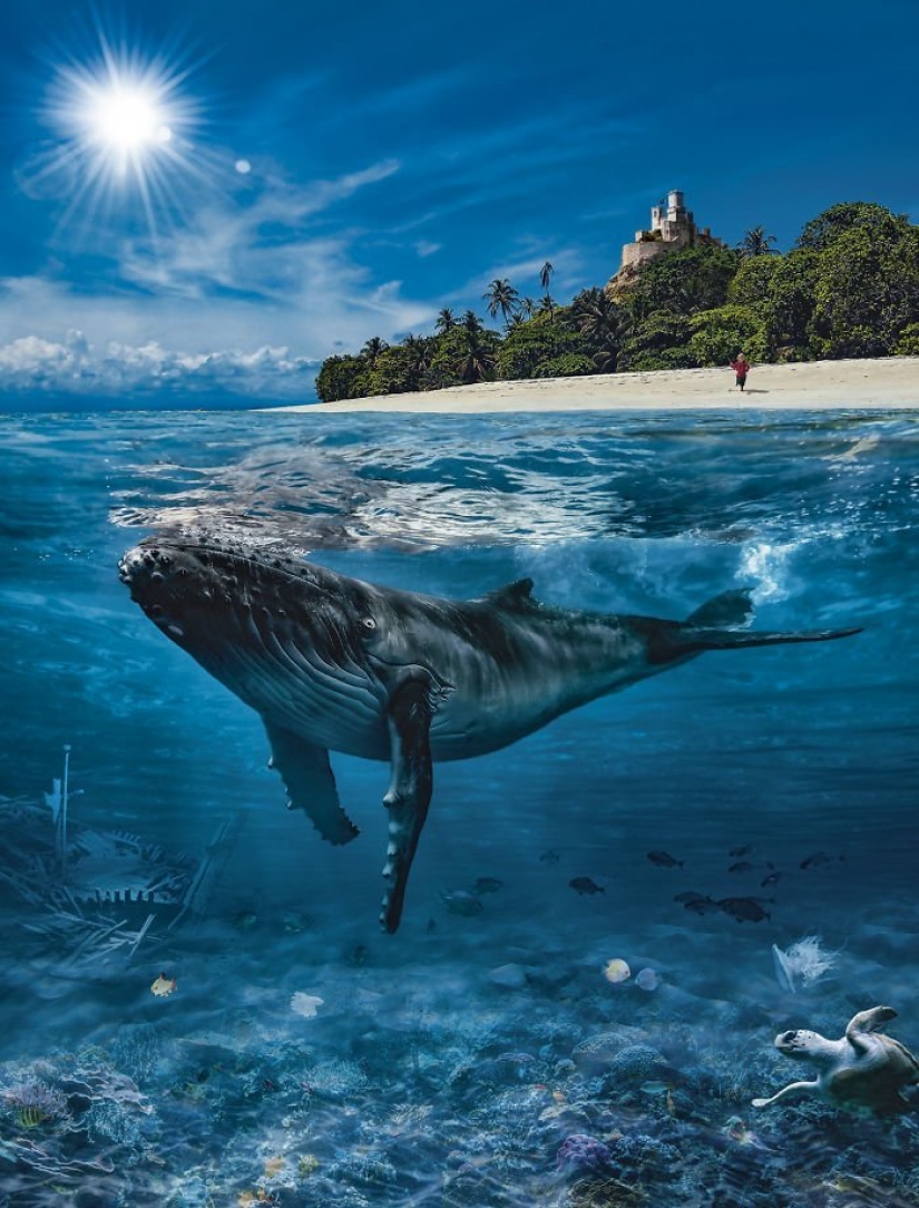 The adventures of baby in the style of pirates of the Caribbean