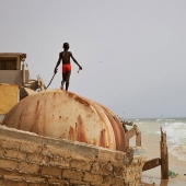 The African Venice as a colonial city Saint Louis is absorbed by the ocean