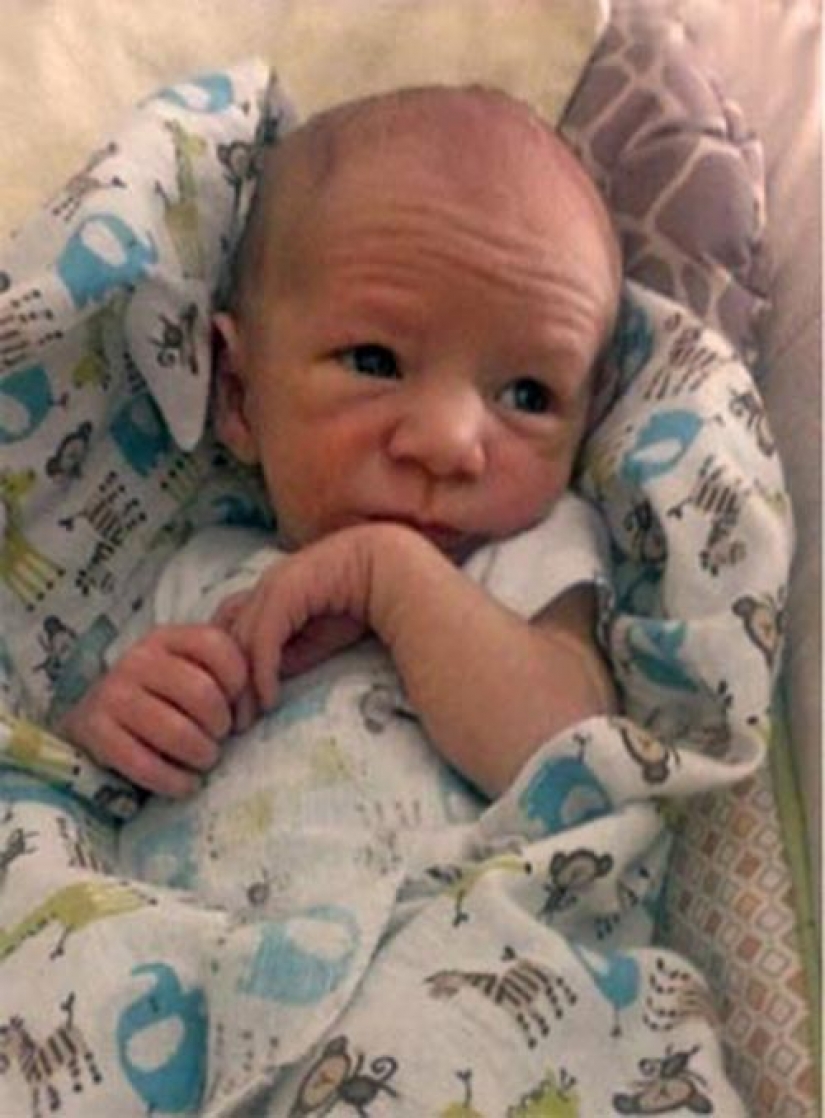 The babies look like little old men