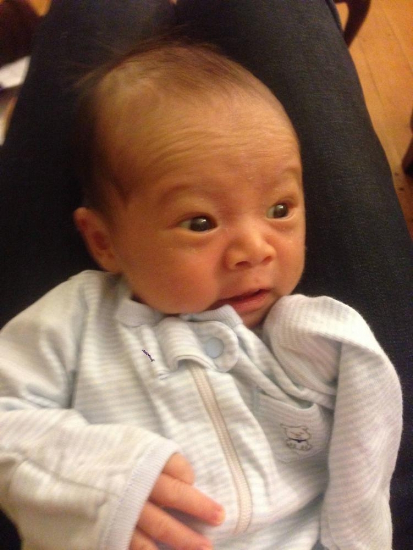 The babies look like little old men