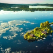 The beauty of the four seasons on a small Finnish island Long Rock