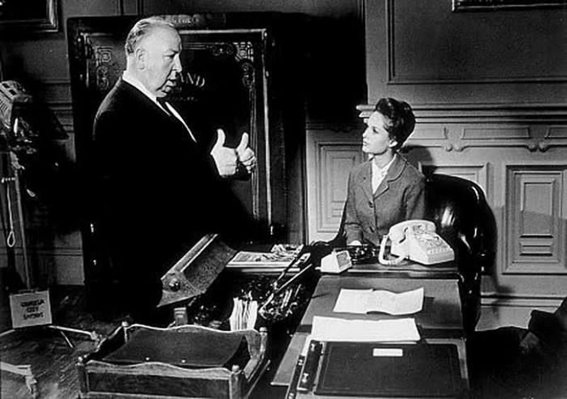 The best footage from movie sets Hitchcock, master of suspense
