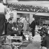 The best footage from movie sets Hitchcock, master of suspense