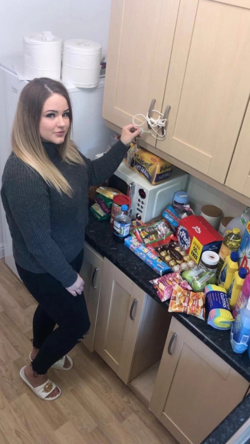 The Brits have made an impressive food and bought weapons to protect themselves from thieves during a pandemic