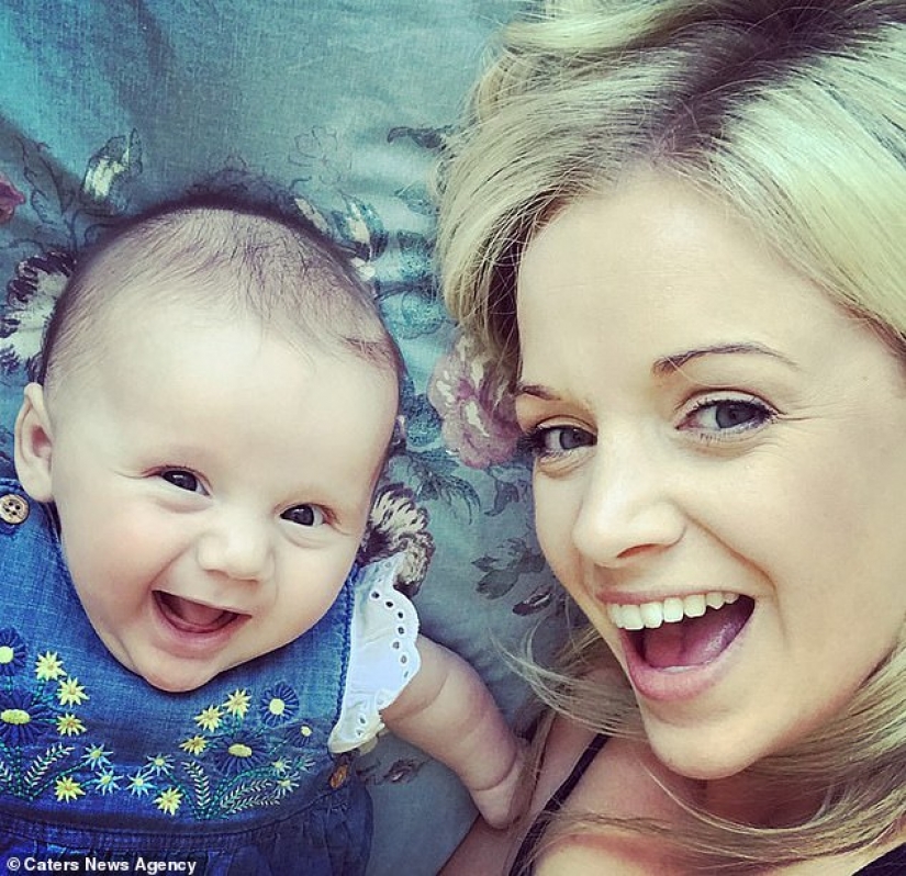 The child of a jar of mayonnaise and that the couple conceived the baby using non-traditional way