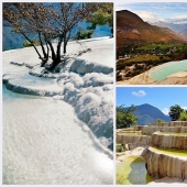 The Chinese miracle of nature: white water Terraces
