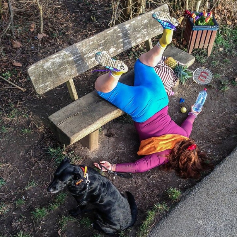 The collapse and fall of the illusions of life: funny pictures about staged accidents The collapse and fall of the illusions of life: funny pictures about staged accidents