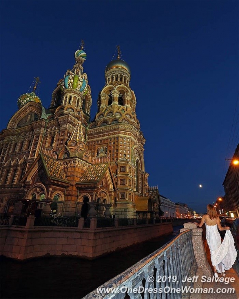The eternal bride: the man 12 years photographing wife in wedding dress around the world
