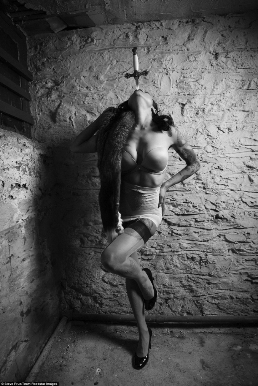 The former Mormon schoolgirl has become the most unusual sword swallower in the world