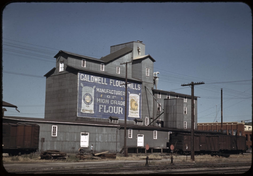 The great depression in the United States in color