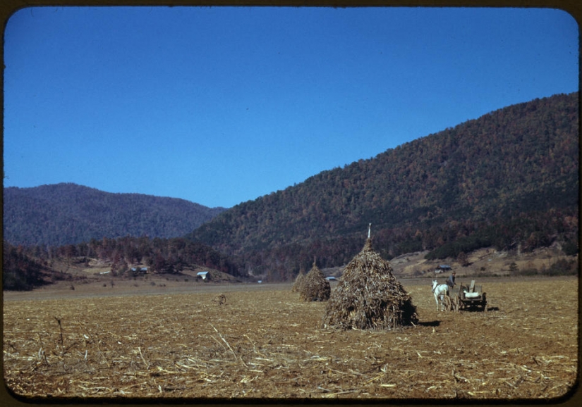 The great depression in the United States in color