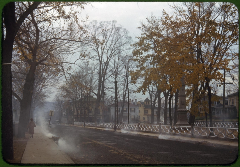 The great depression in the United States in color