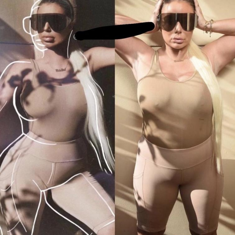 The harsh truth: 20 photos of girls on the Internet and in real life The harsh truth: 20 photos of girls on the Internet and in real life