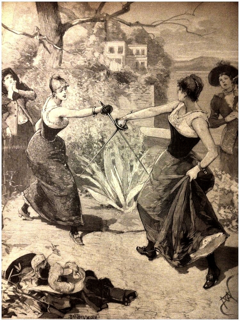 The history of women's duels