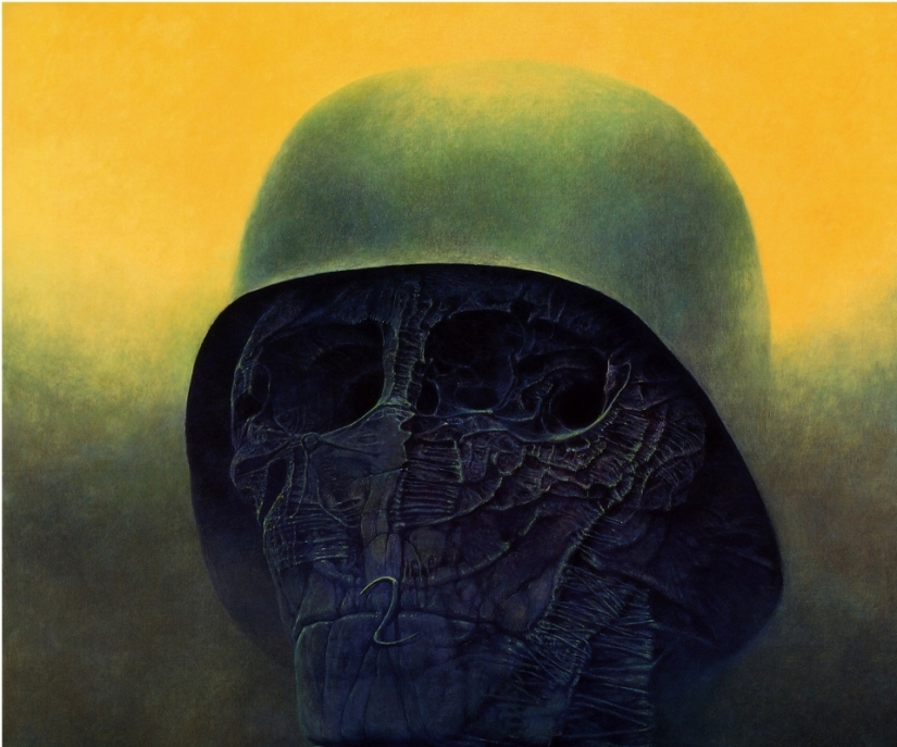 The horrific pictures of the Polish artist, who was killed by a deranged Teens