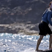 The Joker or the housewife? Network mock white face Mark Zuckerberg