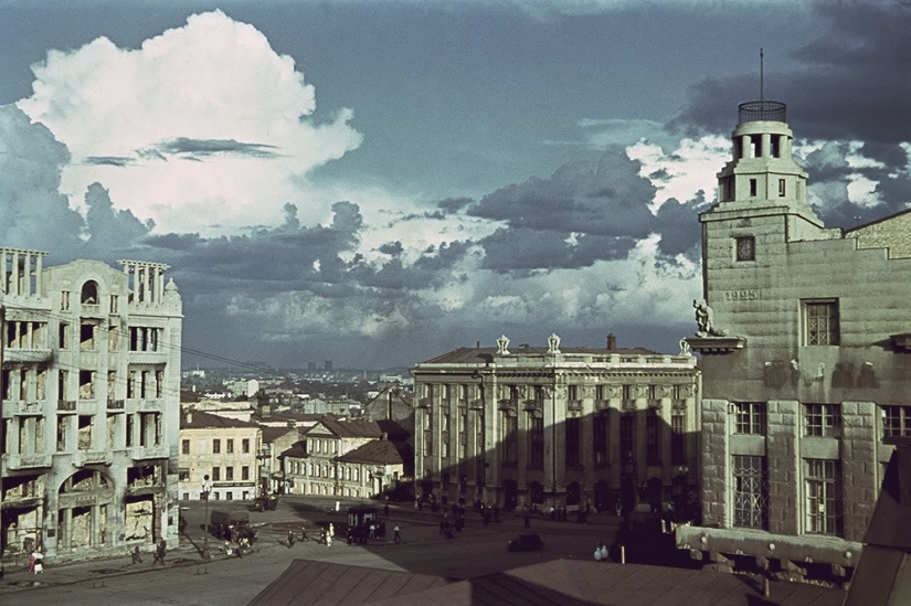 The Kharkov during the German occupation in color