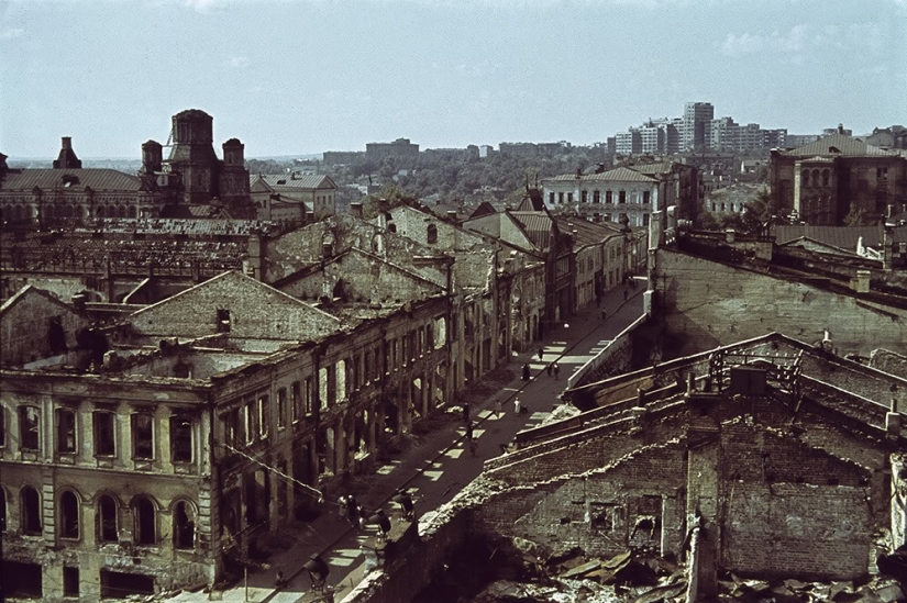 The Kharkov during the German occupation in color