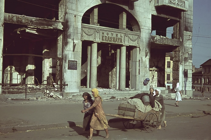 The Kharkov during the German occupation in color