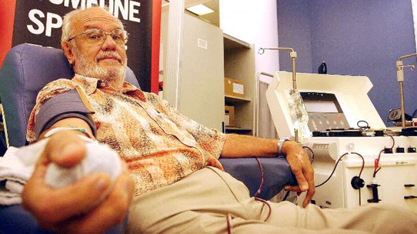 The man with the Golden blood: as the Aussie saved the lives of two million babies