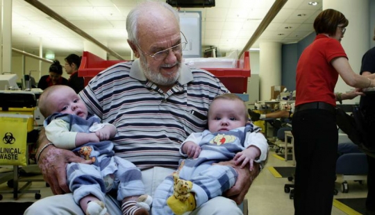 The man with the Golden blood: as the Aussie saved the lives of two million babies