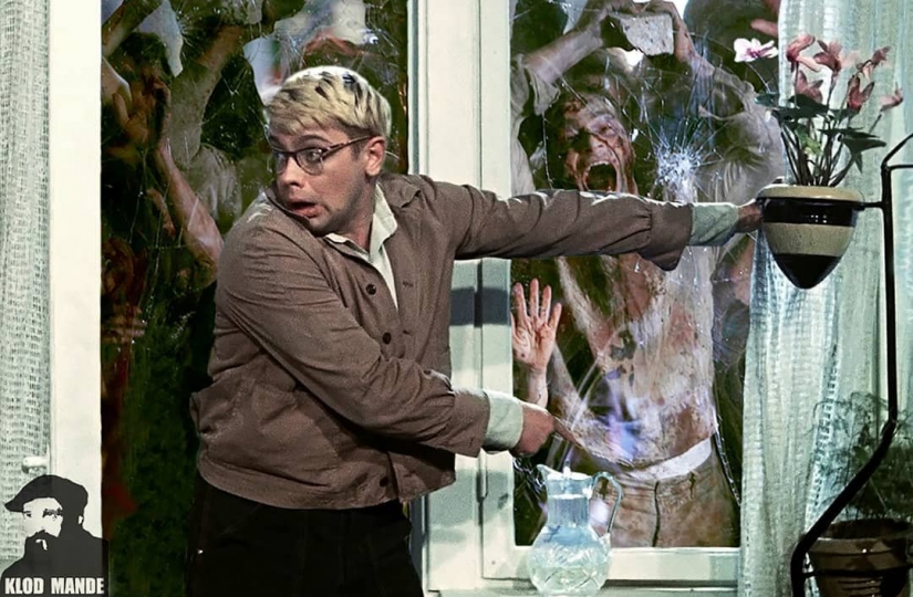 The meeting of Hollywood and Soviet cinema classics 15 funniest collages