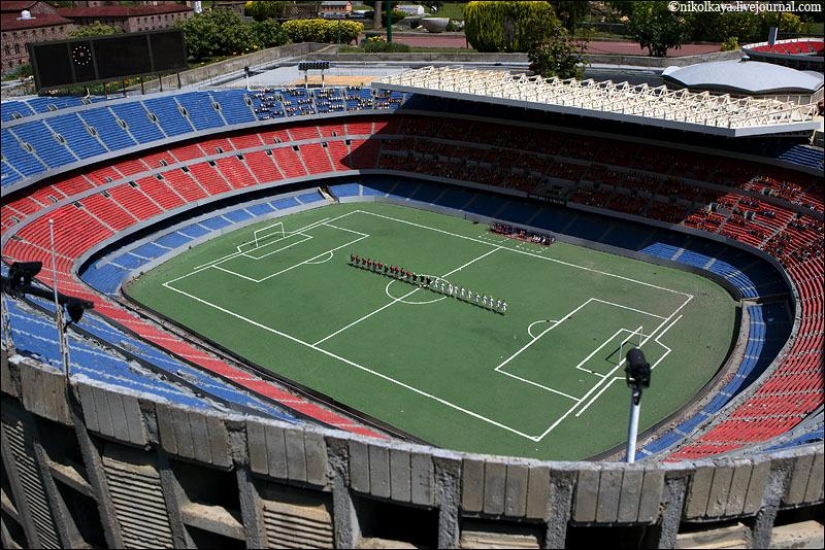 The miniature Park in Barcelona
