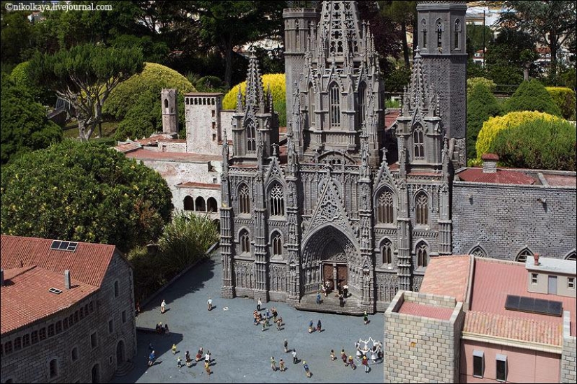 The miniature Park in Barcelona