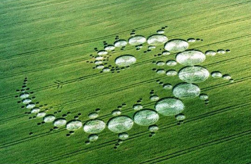 The most famous in the history of the mysterious crop circles