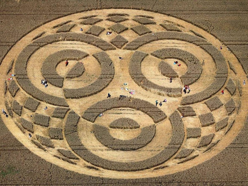 The most famous in the history of the mysterious crop circles