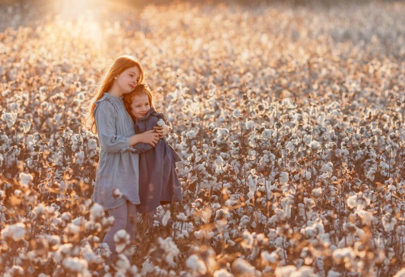 The photographer has recreated an old Christmas card new The photographer has recreated an old Christmas card new