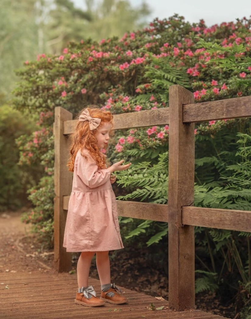 The photographer has recreated an old Christmas card new The photographer has recreated an old Christmas card new
