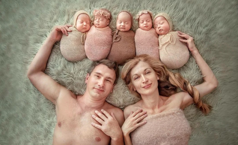 The story of a large from Odessa Oksana Kobylecki, after the birth five twins betrayed husband