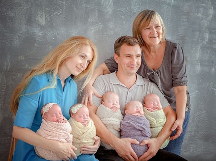 The story of a large from Odessa Oksana Kobylecki, after the birth five twins betrayed husband