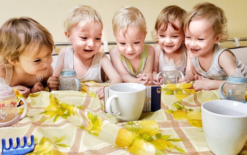 The story of a large from Odessa Oksana Kobylecki, after the birth five twins betrayed husband