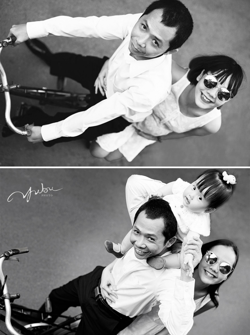 The Vietnamese withdrew, what was the life of his wife before the birth and how things have changed after