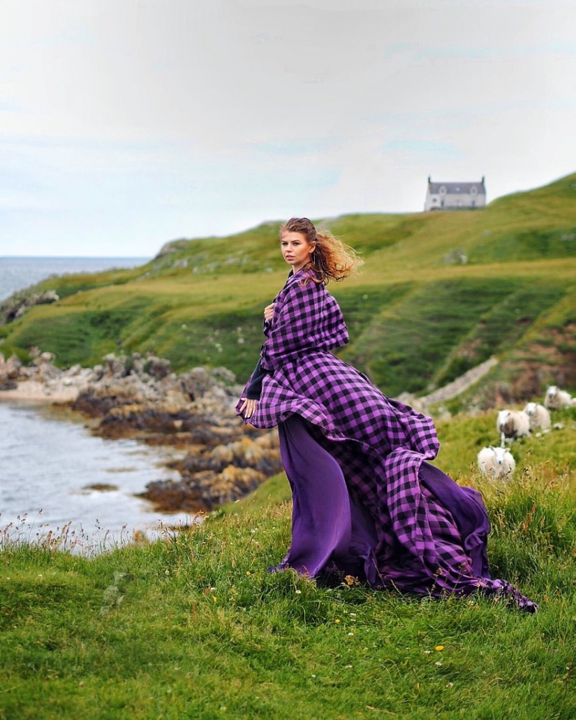 The world is under the skirt: the Russian traveler has conquered instagram photos to airy dresses The world is under the skirt: the Russian traveler has conquered instagram photos to airy dresses