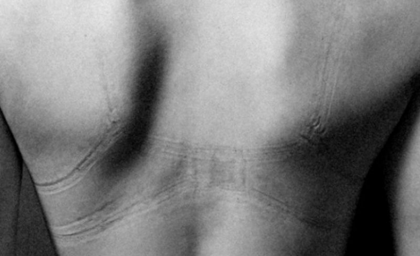 This is what lies behind the female splendor. On these photos even it is painful to watch