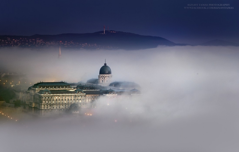To risk your life for photos: 25 great pictures of Budapest from a height